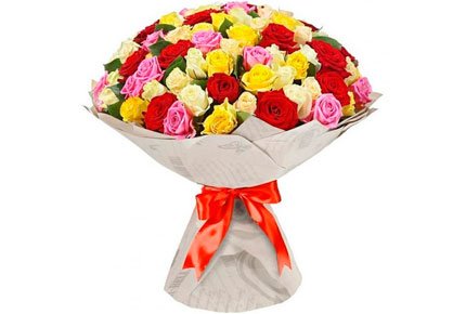 Букеты из роз, гербер и альстромерий со скидкой до 50% от цветочного салона Magic Flower