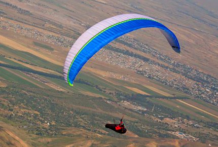 Совершите полет на параплане с опытным пилотом клуба «Новый горизонт» со скидкой 50%