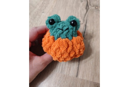 Мастер-класс по вязанию мягкой игрушки «Лягушонок в тыковке» за 500 рублей по купону