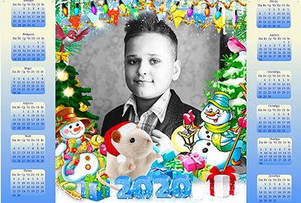 Печать на холсте или календарь с вашим фото со скидкой 50%