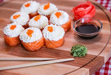 Суши и роллы от ресторана доставки Sunday sushi со скидкой 50%