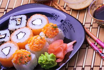 Суши и роллы от ресторана доставки Sunday sushi со скидкой 50%