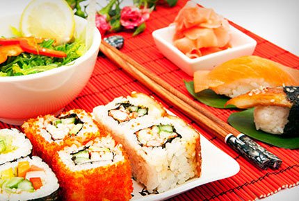 Скидка 50% на наборы суши от Суши-Break