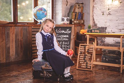 Фотопроект «Здравствуй, школа» в фотостудии «Колибри» со скидкой 50%