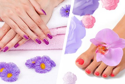 Скидка 60% на комплексы по маникюру и педикюру от салона «Руки & Ноги»
