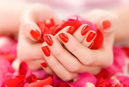 Маникюр и педикюр с покрытием Shellac со скидкой 50% в новой хоум-студии красоты «Родина»